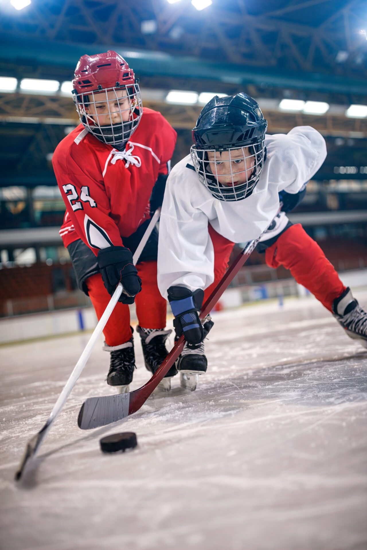 ice hockey sport young boys players